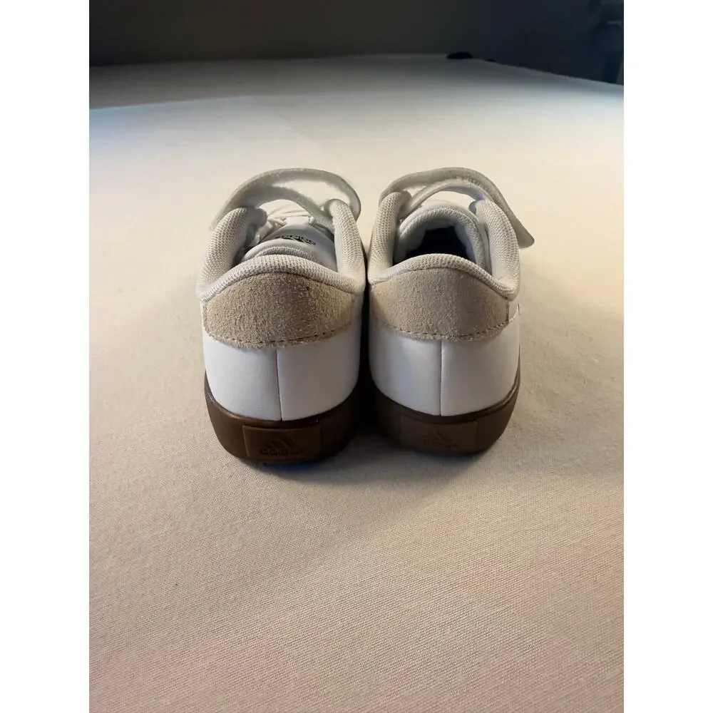 Adidas VL Court 3.0 Toddler Girls Sneakers White 11K NWOT